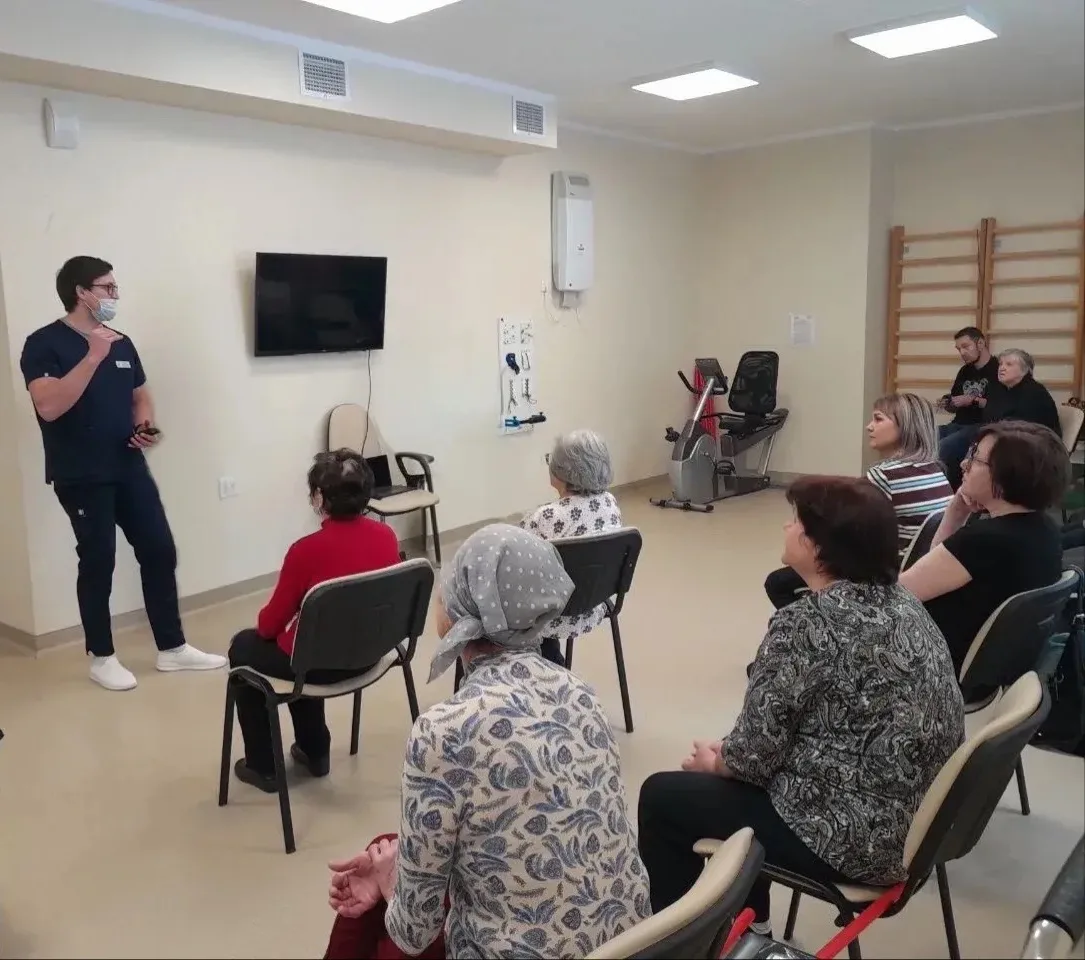 В отделении реабилитации прошла ШКОЛА ПАЦИЕНТА на тему:
