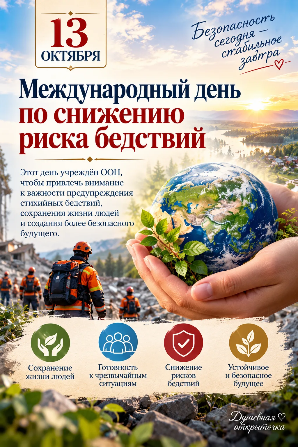 Природные катастрофы и другие чрезвычайные ситуации могут коснуться каждого. Но знания,...