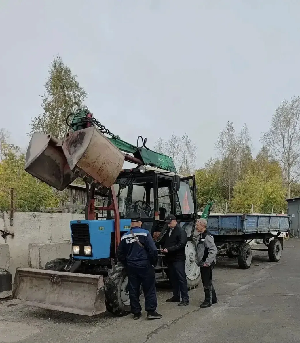 🛠 Техосмотр пройден: самоходная техника тайгинских энергетиков готова к работе ✅