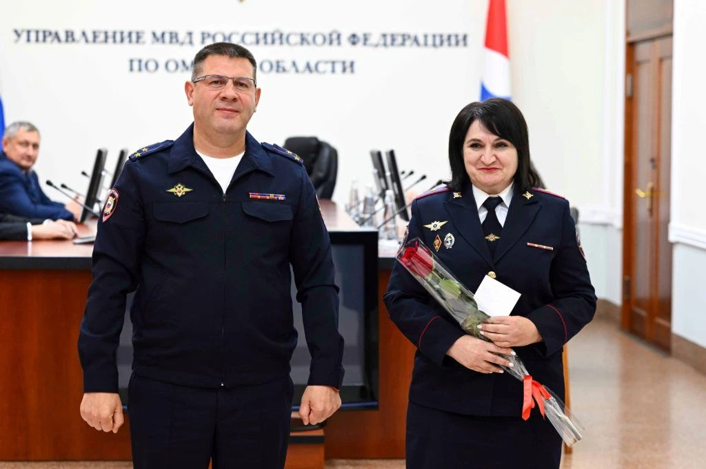 👏🏻Сегодня в торжественной обстановке врио начальника УМВД России по Омской области по...