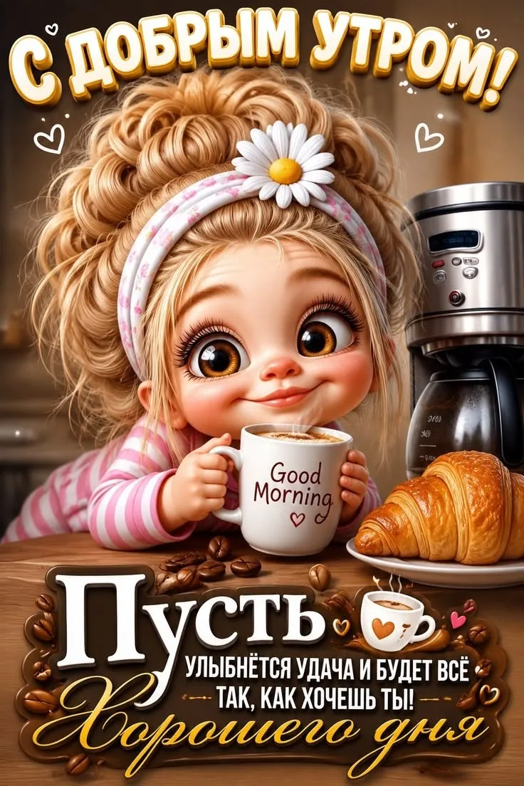 Доброе утро мои хорошие 😘