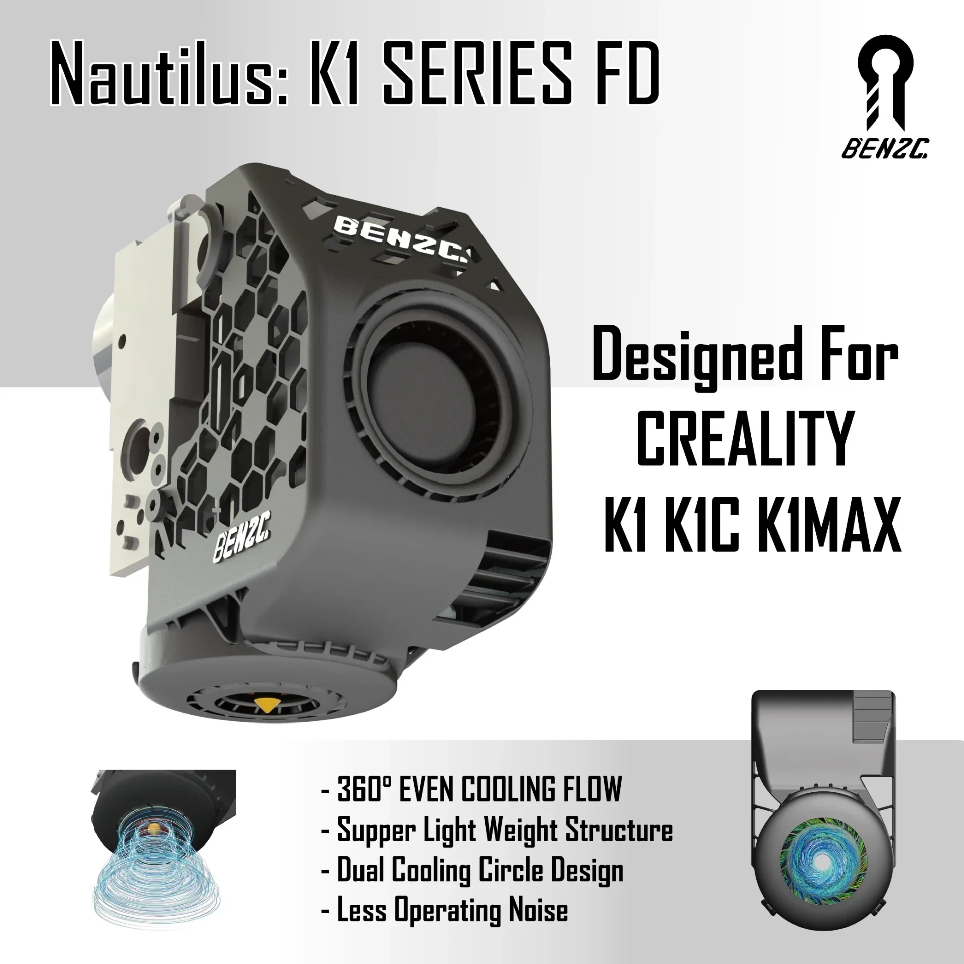 Насосы Nautilus 360 для Creality K1/K1C/K1 Max — знакомо, когда штатное охлаждение не с...