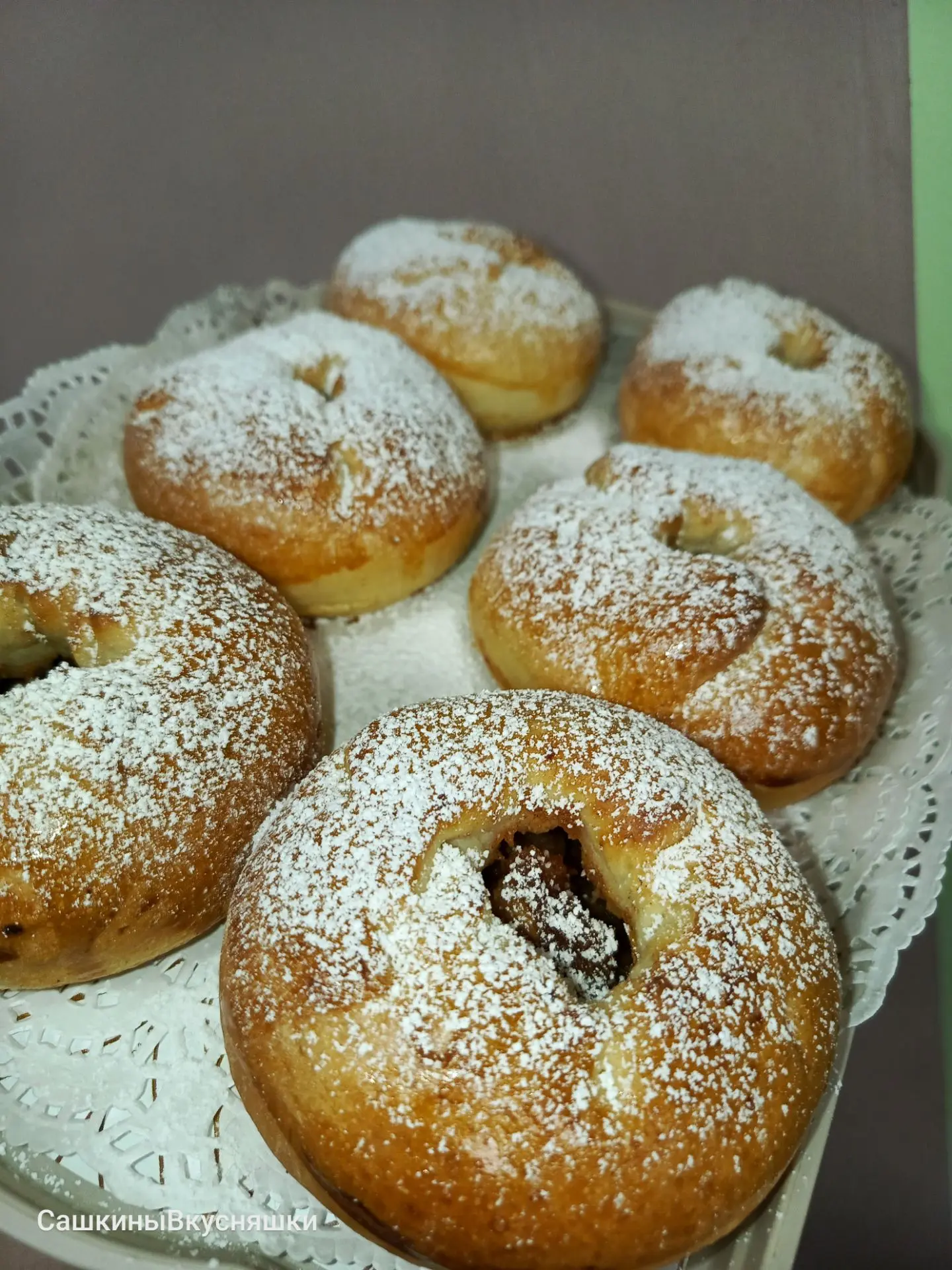 Пирожки с яблоком и корицей ✅