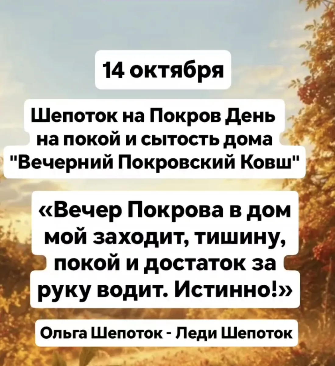 🕯️ Вечерний Покровский Ковш: Сакральная практика на покой и сытость дома ✨