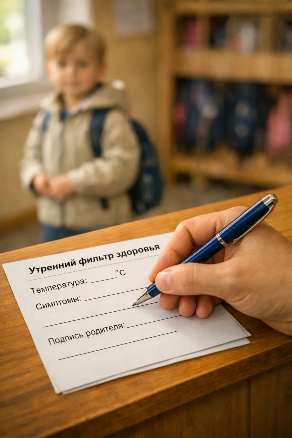 Папа привёл Ивана утром в детский сад. Очень торопился на работу, быстро переодел сына ...