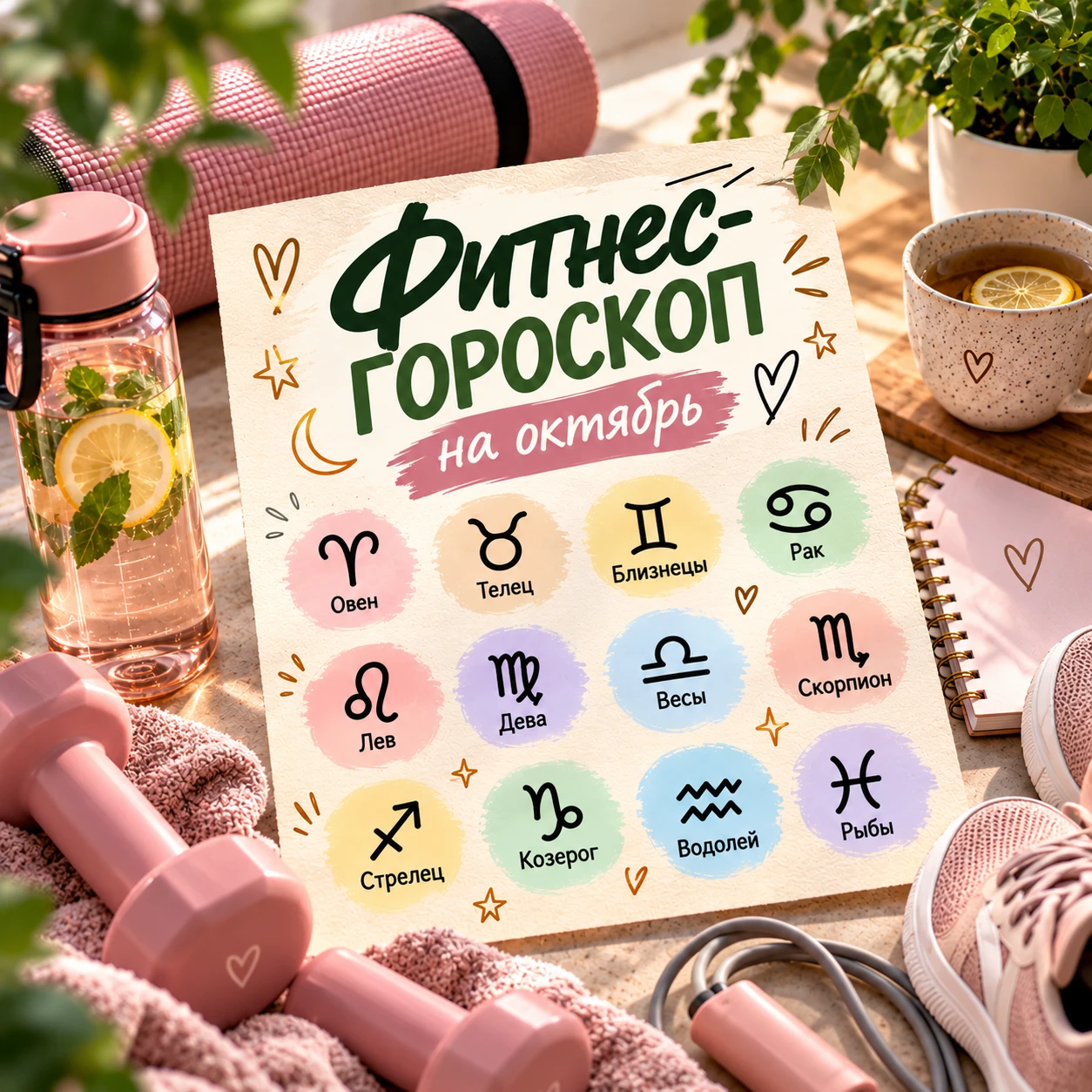 Твой фитнес-прогноз на октябрь 🔮