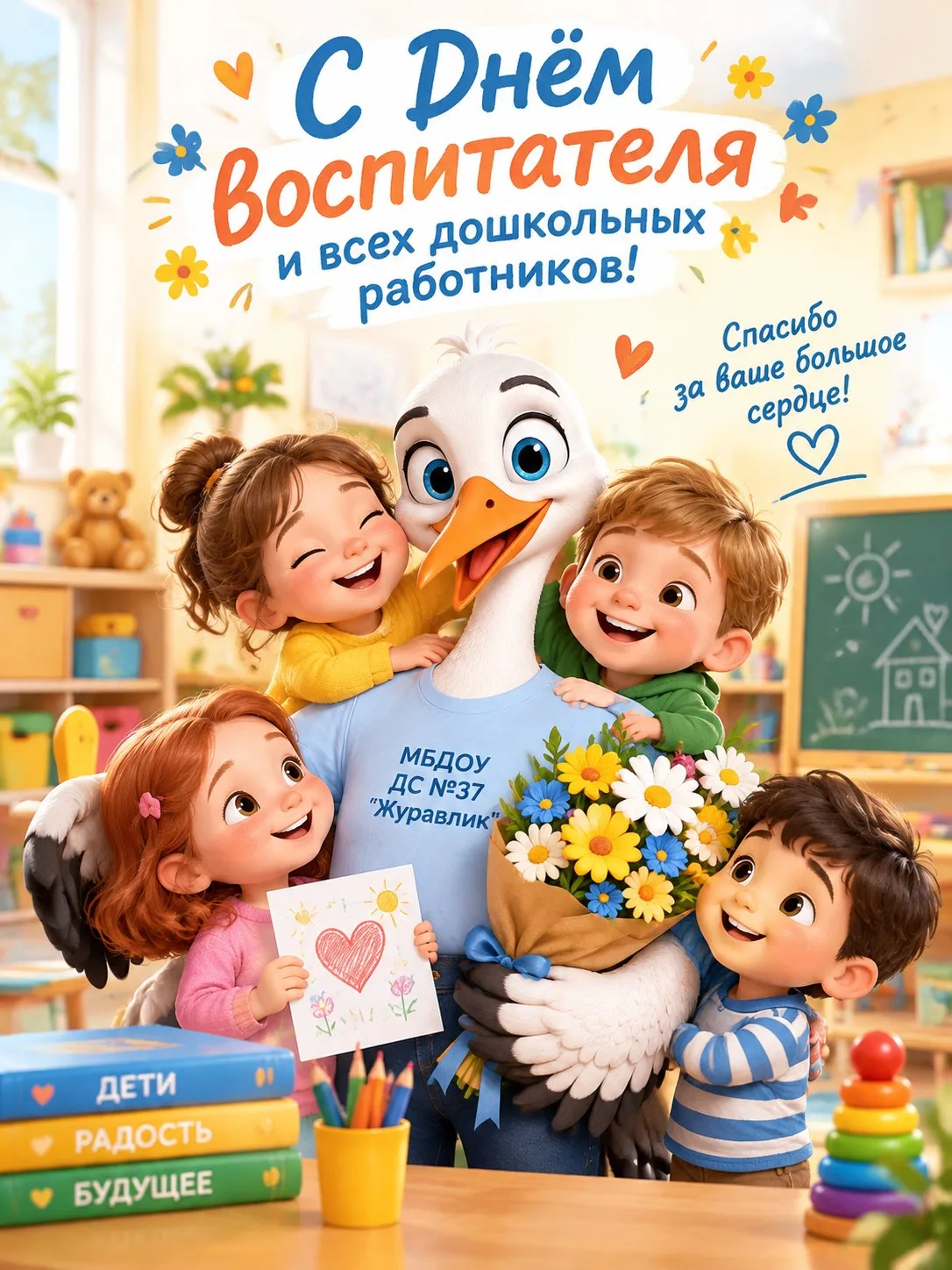 🎉 27 сентября — День воспитателя и всех дошкольных работников!