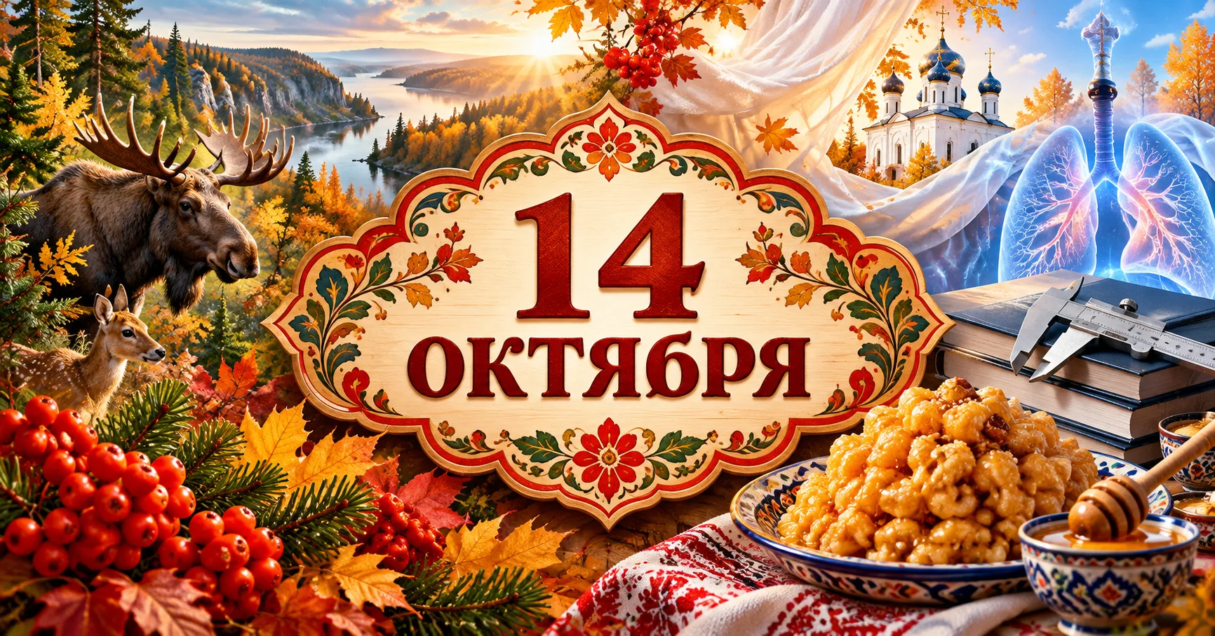 Сегодня 14 октября - среда, 287-й день года