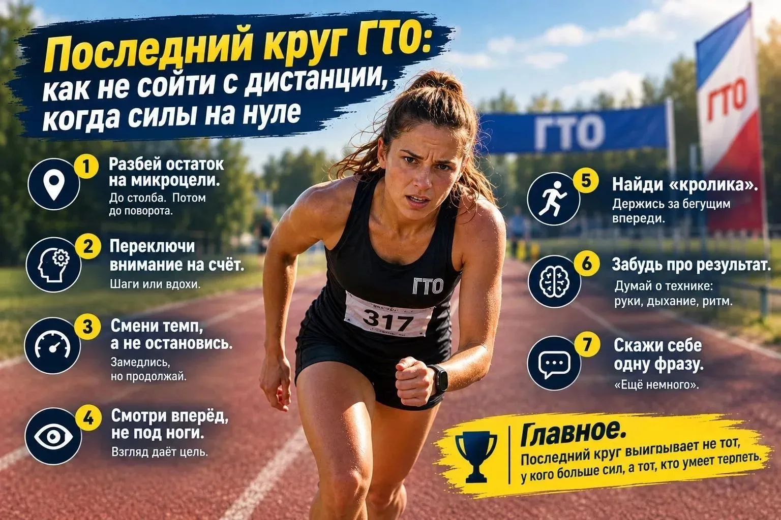 🏁 Последний круг ГТО: как не сойти с дистанции, когда силы на нуле