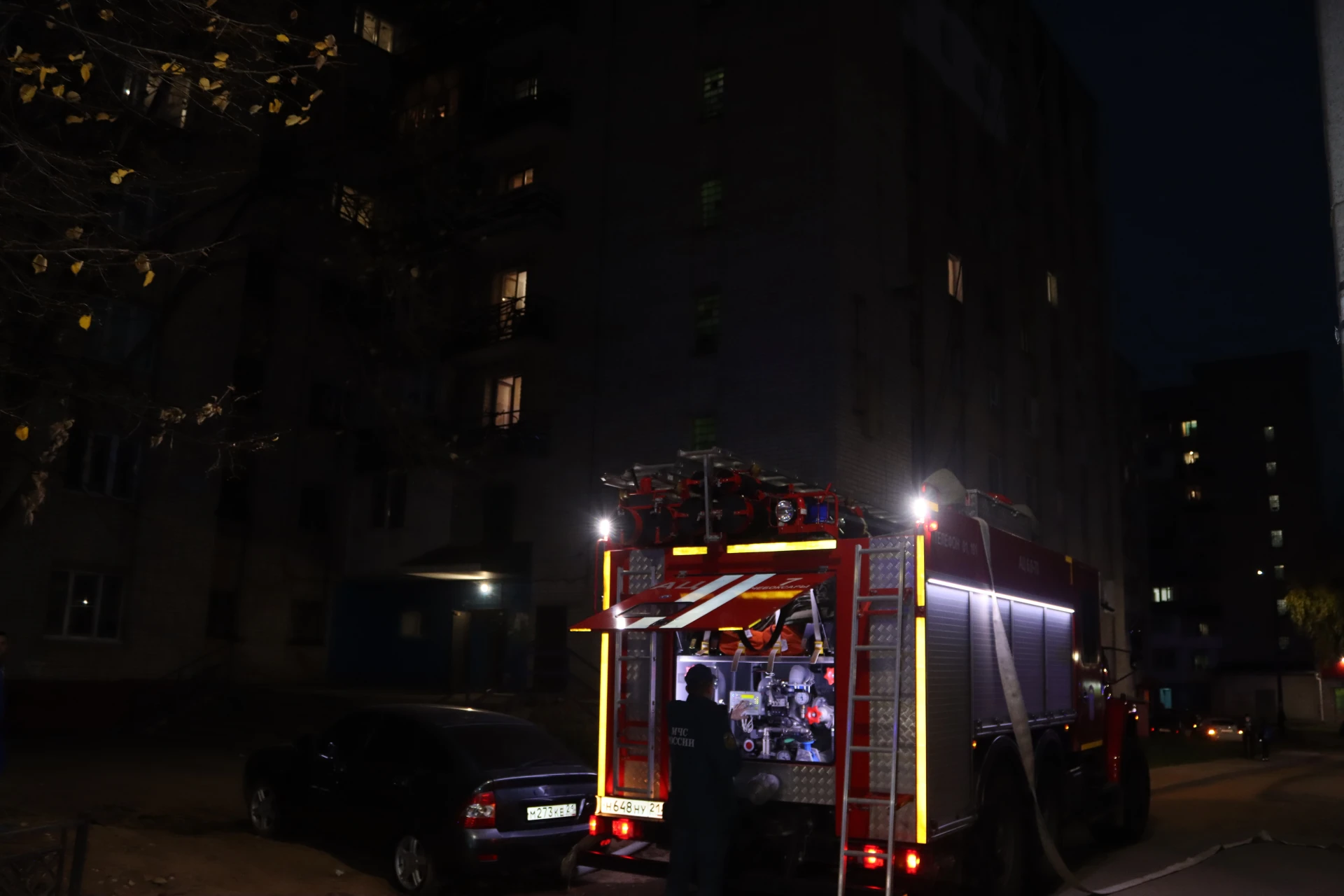 ⚡Прямо сейчас: пожар в общежитии в Чебоксарах: 11 спасенных, в том числе 4 детей