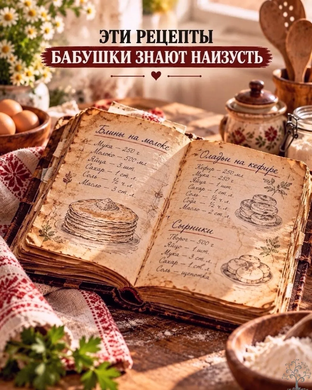 ЭТИ РЕЦЕПТЫ БАБУШКИ ЗНАЮТ НАИЗУСТЬ