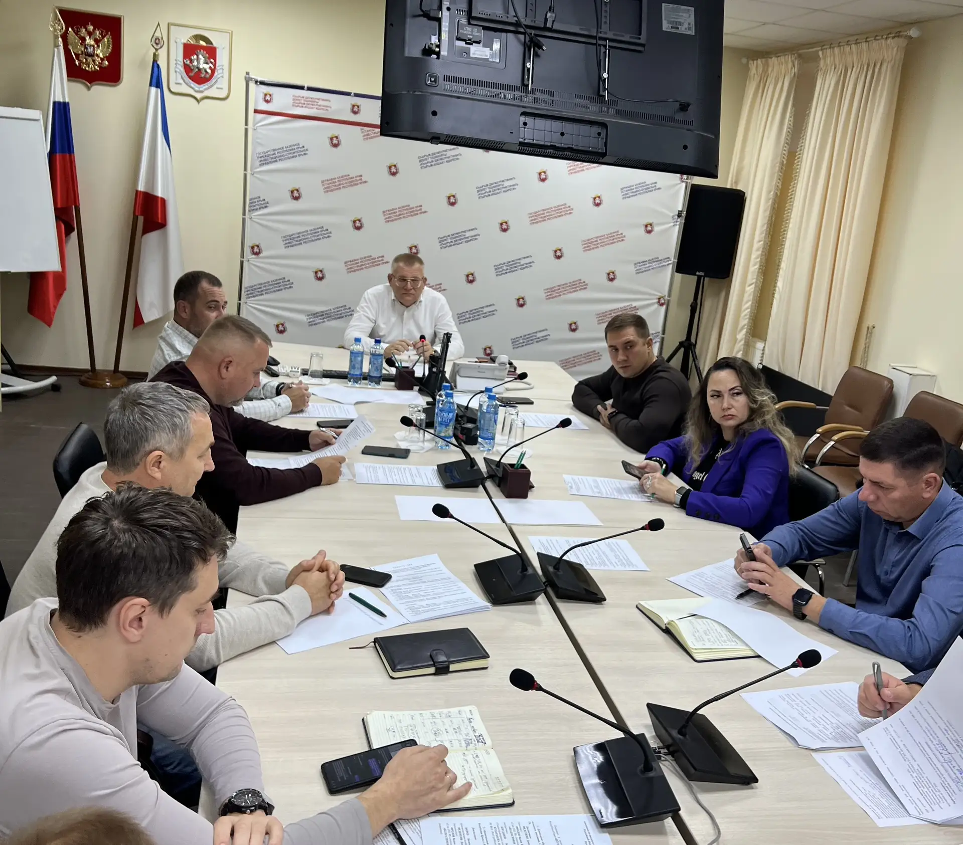 В Крыму обсудили ход строительства объектов госпрограммы развития