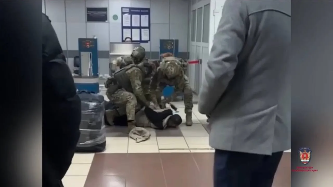 ⚡️ Появилось видео жесткого задержания организаторов незаконной миграции в Норильске