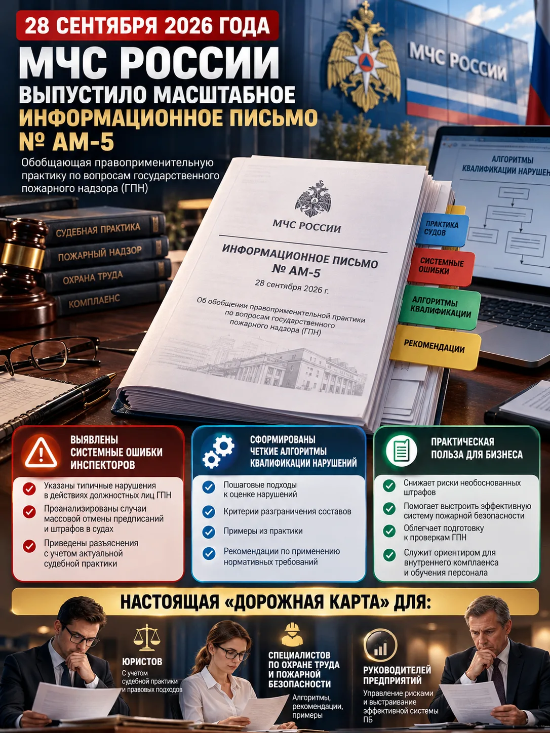 Новые ориентиры в пожарном надзоре. Как бизнесу и юристам использовать письмо МЧС Росси...