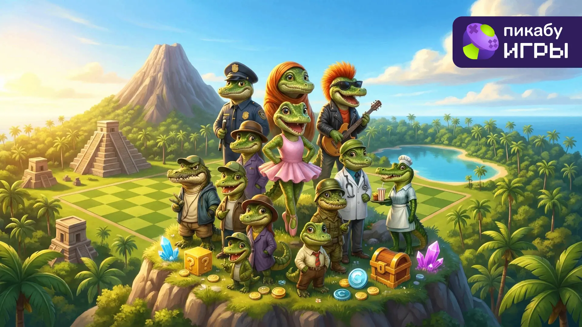 Повеселитесь в Cocodrillas Saga!⁠