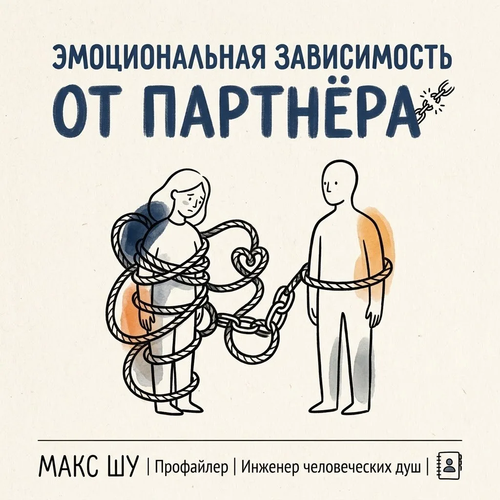 Зависимость начинается там, где другой человек становится единственным регулятором внут...