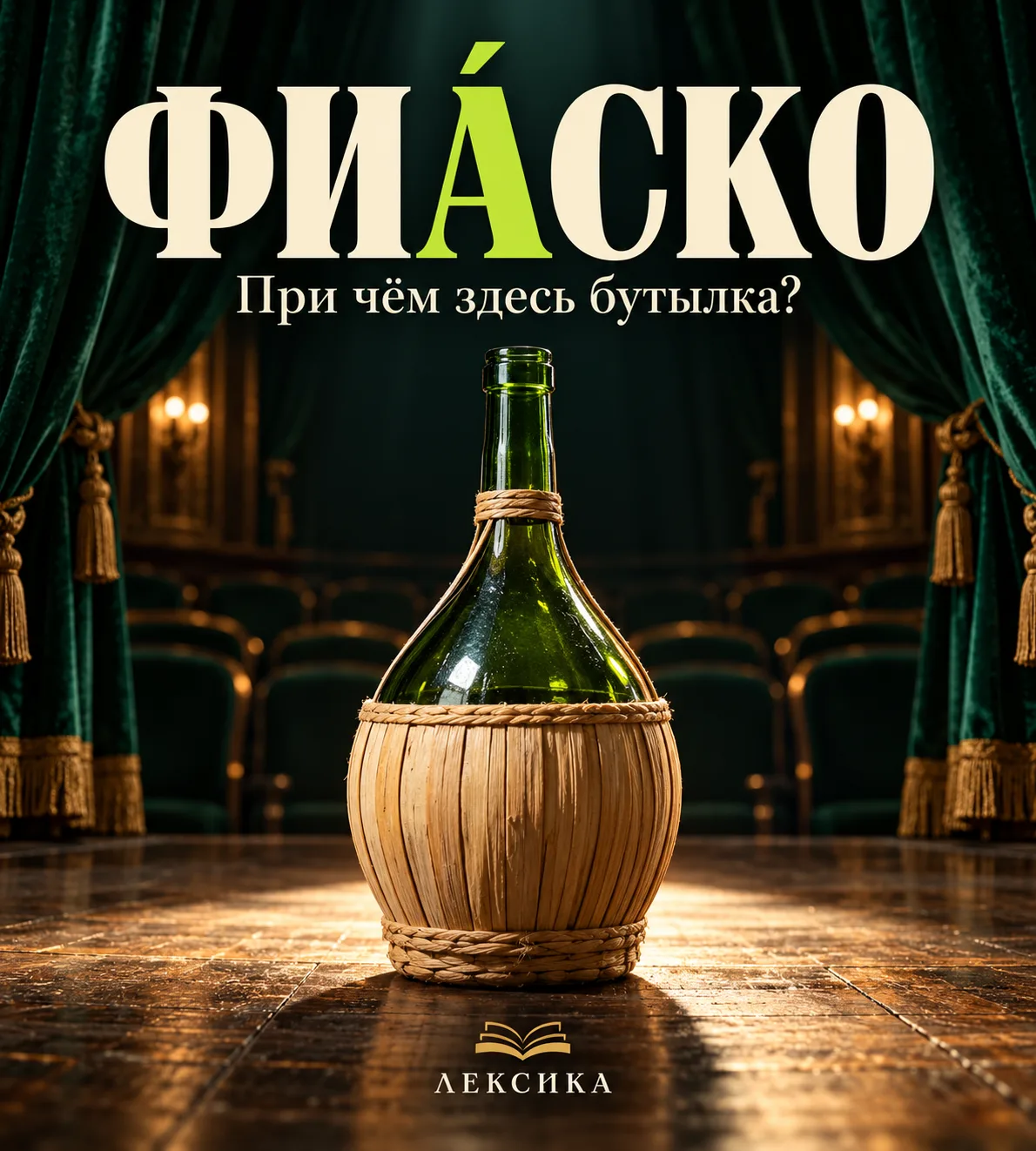 🍾 Почему в слове «фиаско» спряталась бутылка?