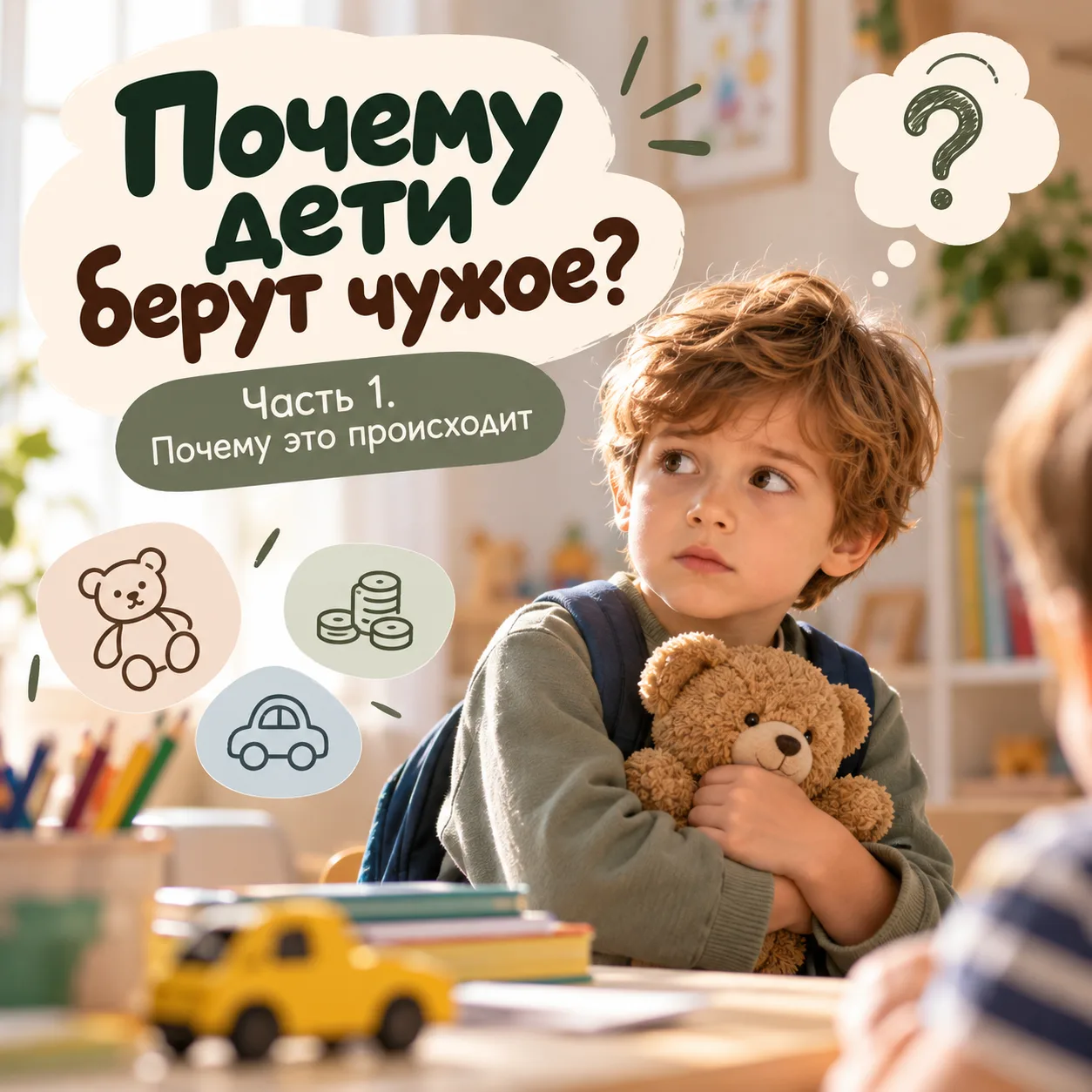 🤔 Почему дети берут чужое? Часть 1. Почему это происходит