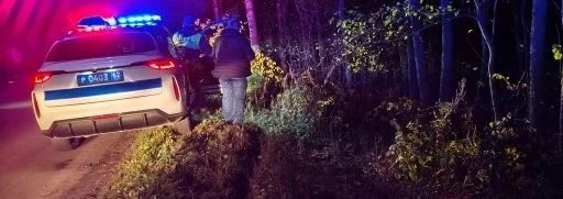 🚨Под Рязанью двое подростков на мотоцикле улетели в кювет, оба госпитализированы