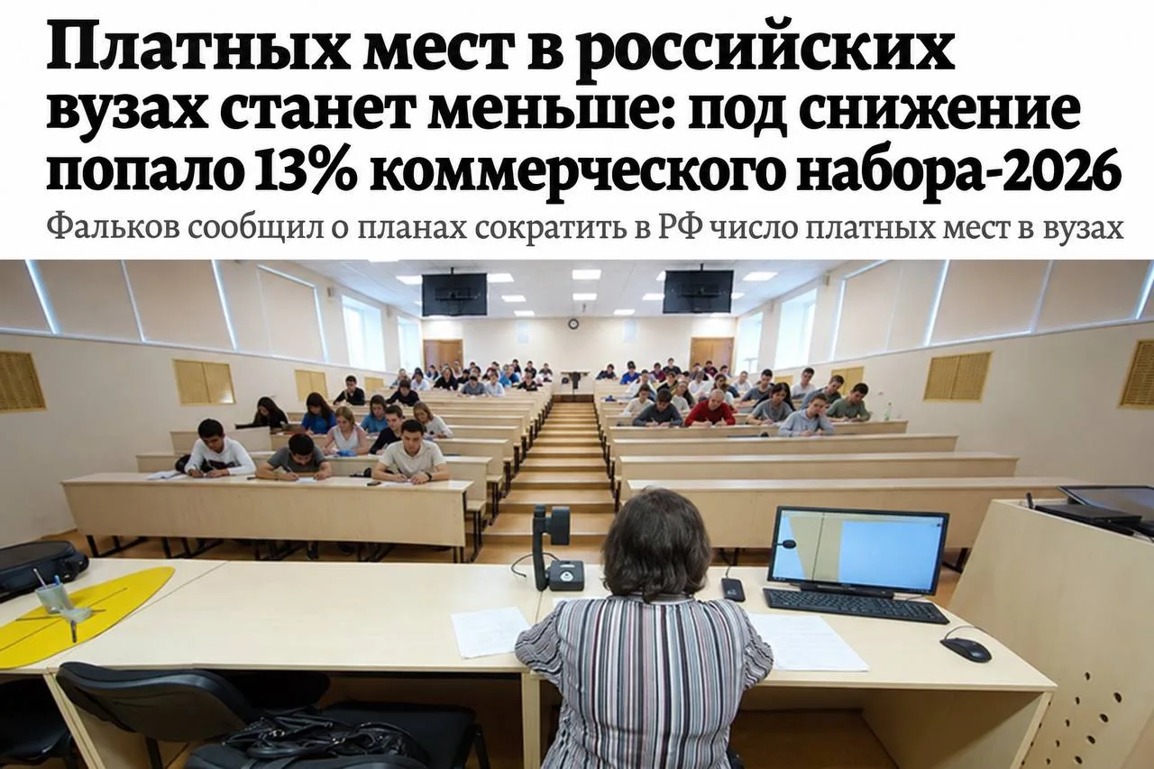 👨‍🎓Поступить в вуз даже на «платку» станет сложнее.