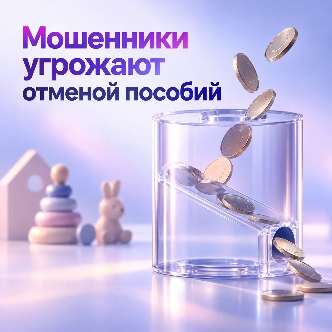 ❗️ Мошенники угрожают отменой детских пособий