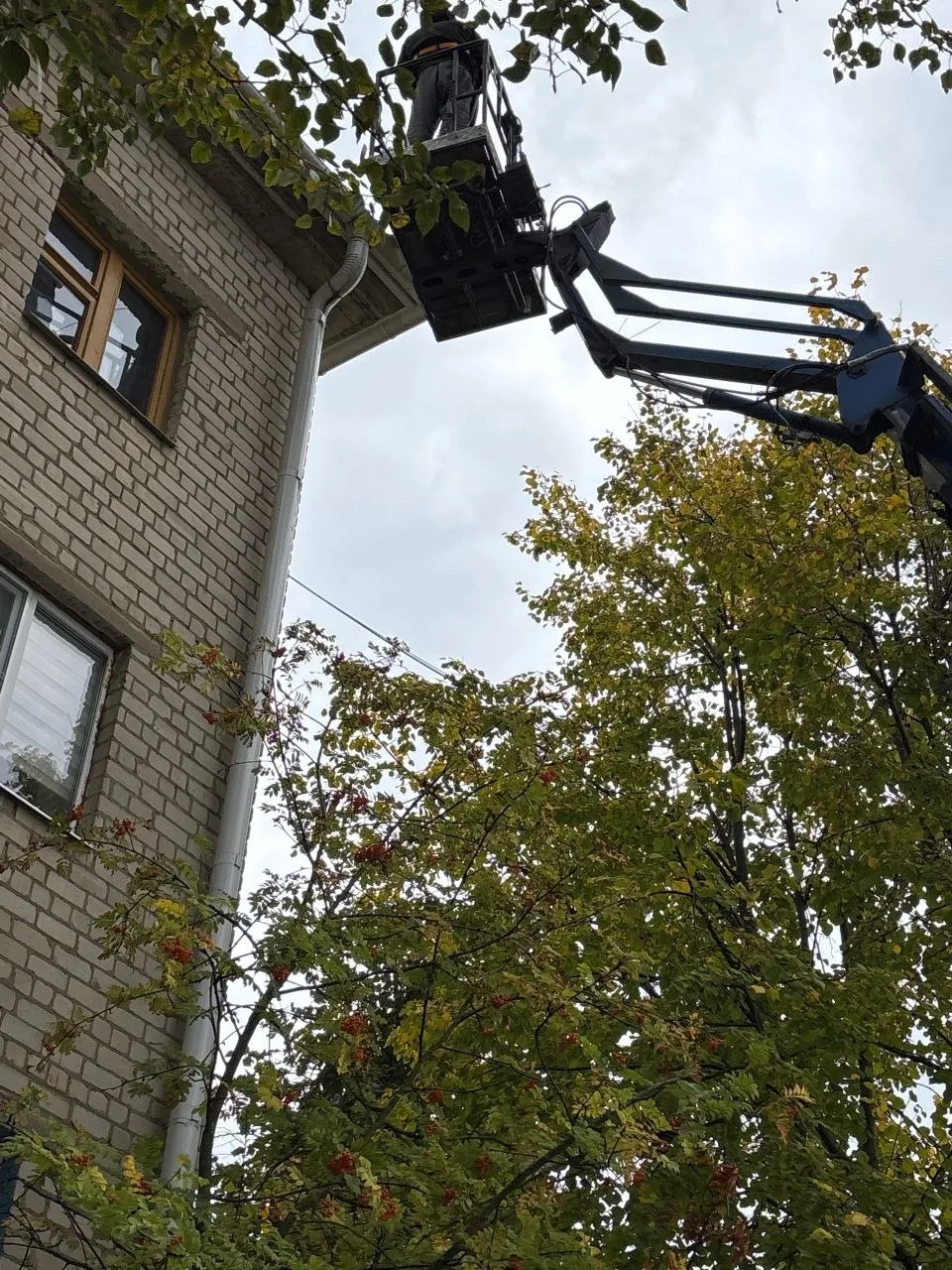 Произвели очистку ливневой канализации в МКД по ул. Невского, 1А