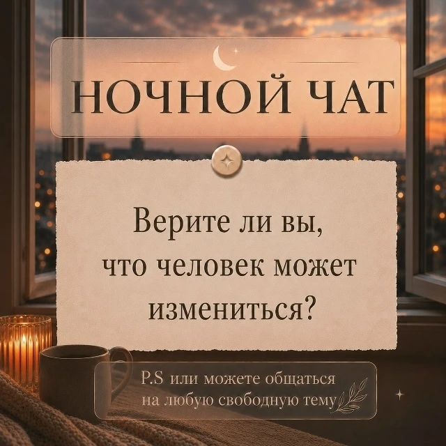 Ночной разговор в чате