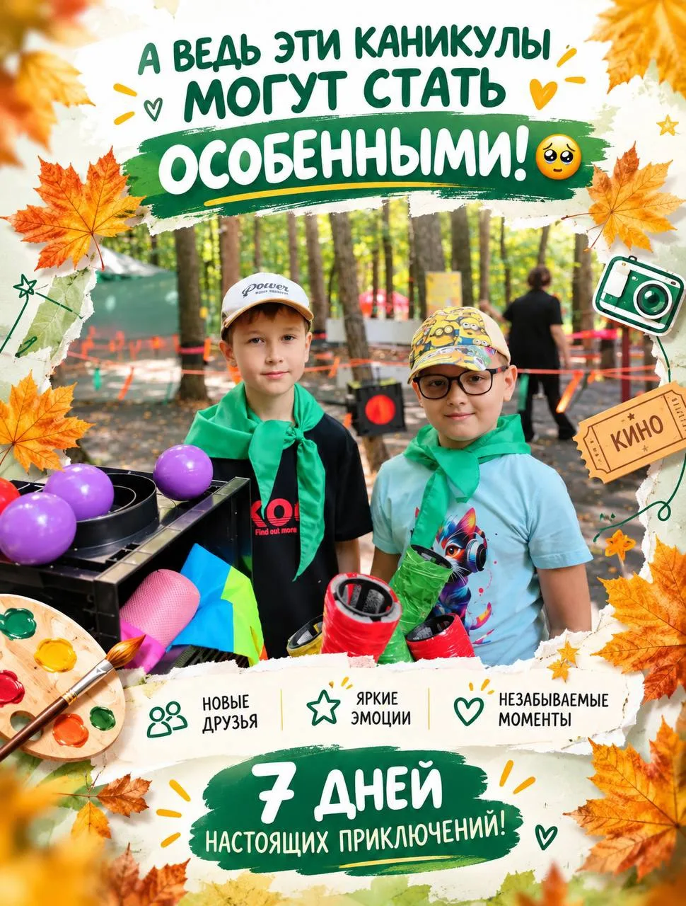 А ВЕДЬ ЭТИ КАНИКУЛЫ МОГУТ СТАТЬ ОСОБЕННЫМИ! 🥹🍁