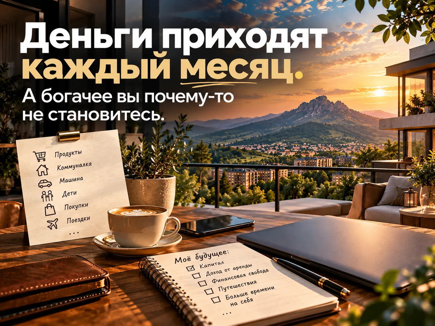 🔥 Деньги приходят каждый месяц. А богатее вы почему-то не становитесь.