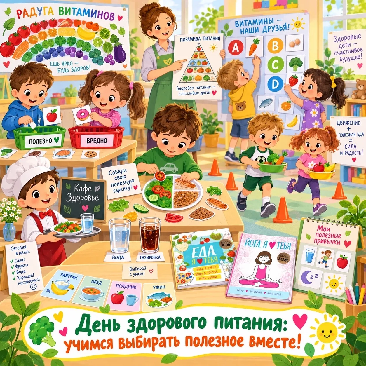 🗓️Коллеги и родители, сегодня Международный день здорового питания (16 октября) — отли...