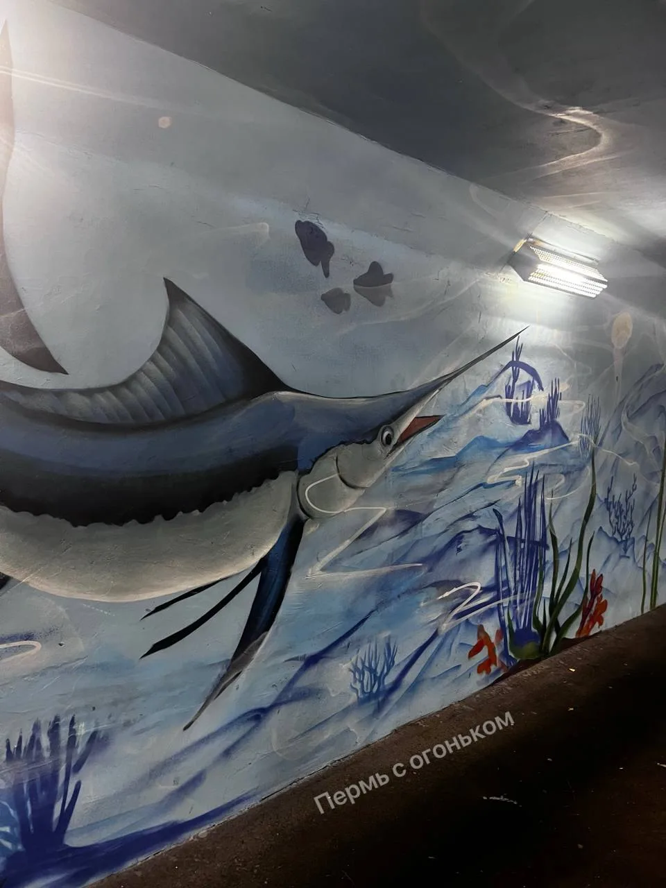🐡Подводный мир в подземном переходе в Рабочем поселке