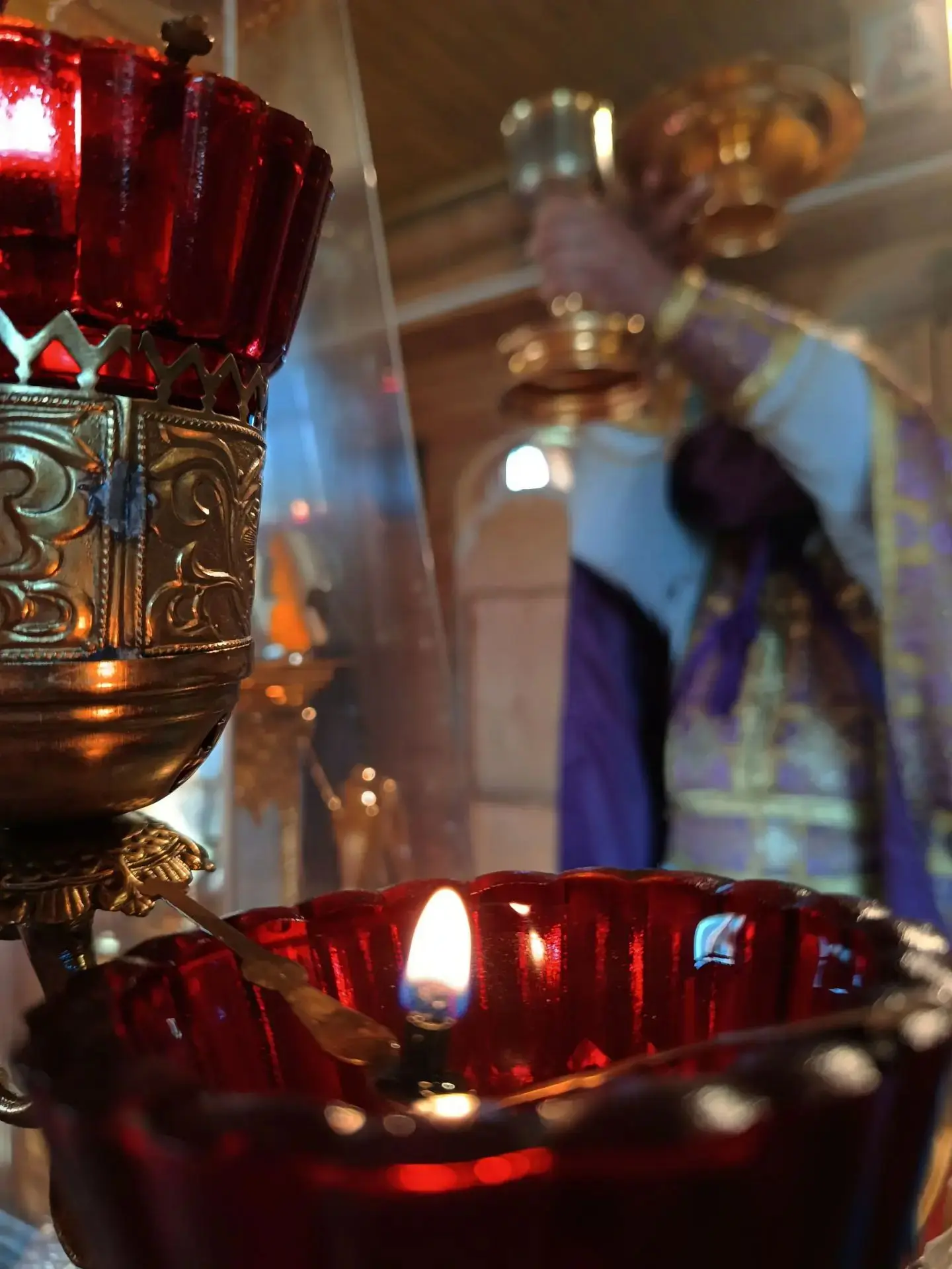 🙏 Божественная литургия в день памяти святителя Дмитрия Ростовского.