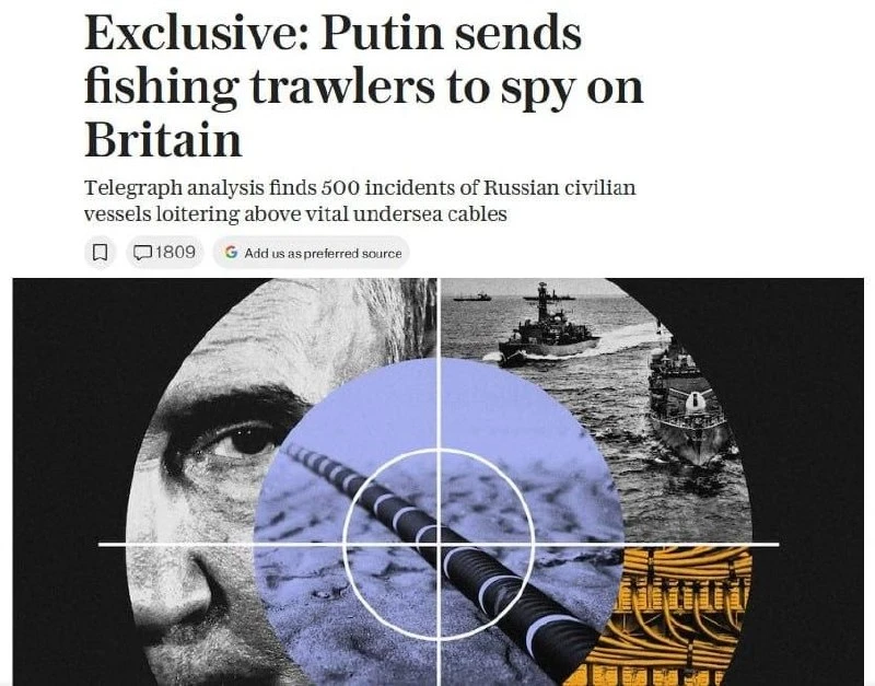 🇬🇧Британцев напугали российским рыболовным спецназом