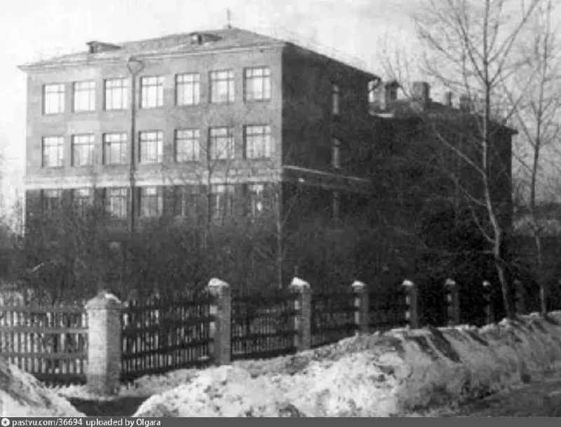Школа №687 в посёлке Текстильщики, 1939 год 🏫