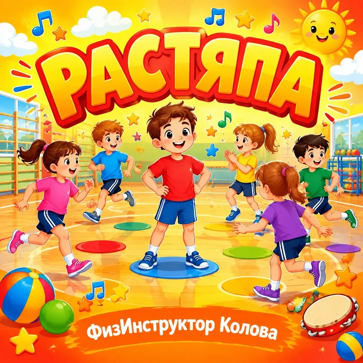 🎵 ПОДВИЖНАЯ ИГРА: «РАСТЯПА»! 🎶