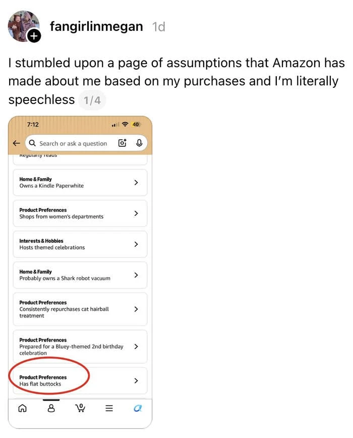 Amazon попали в крупный скандал за составление подробных профилей покупателей — пользов...