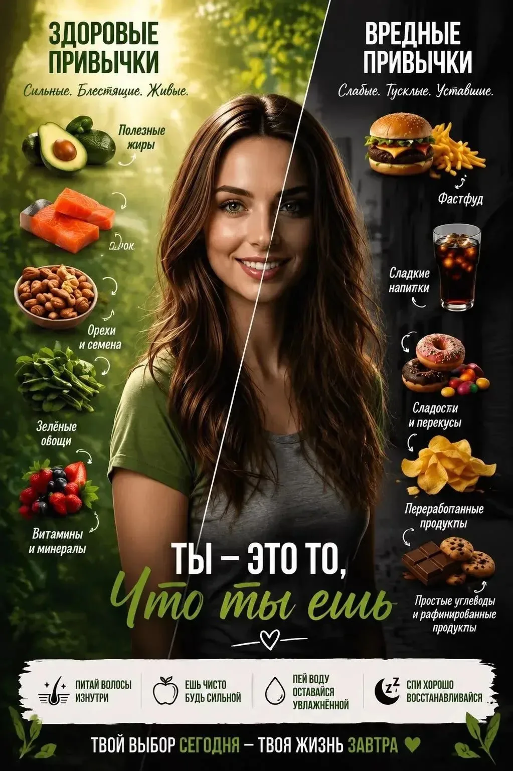 Почему после бургера хочется спать, а после салата — жить?