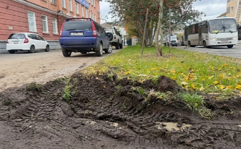 За парковку на газоне придётся платить