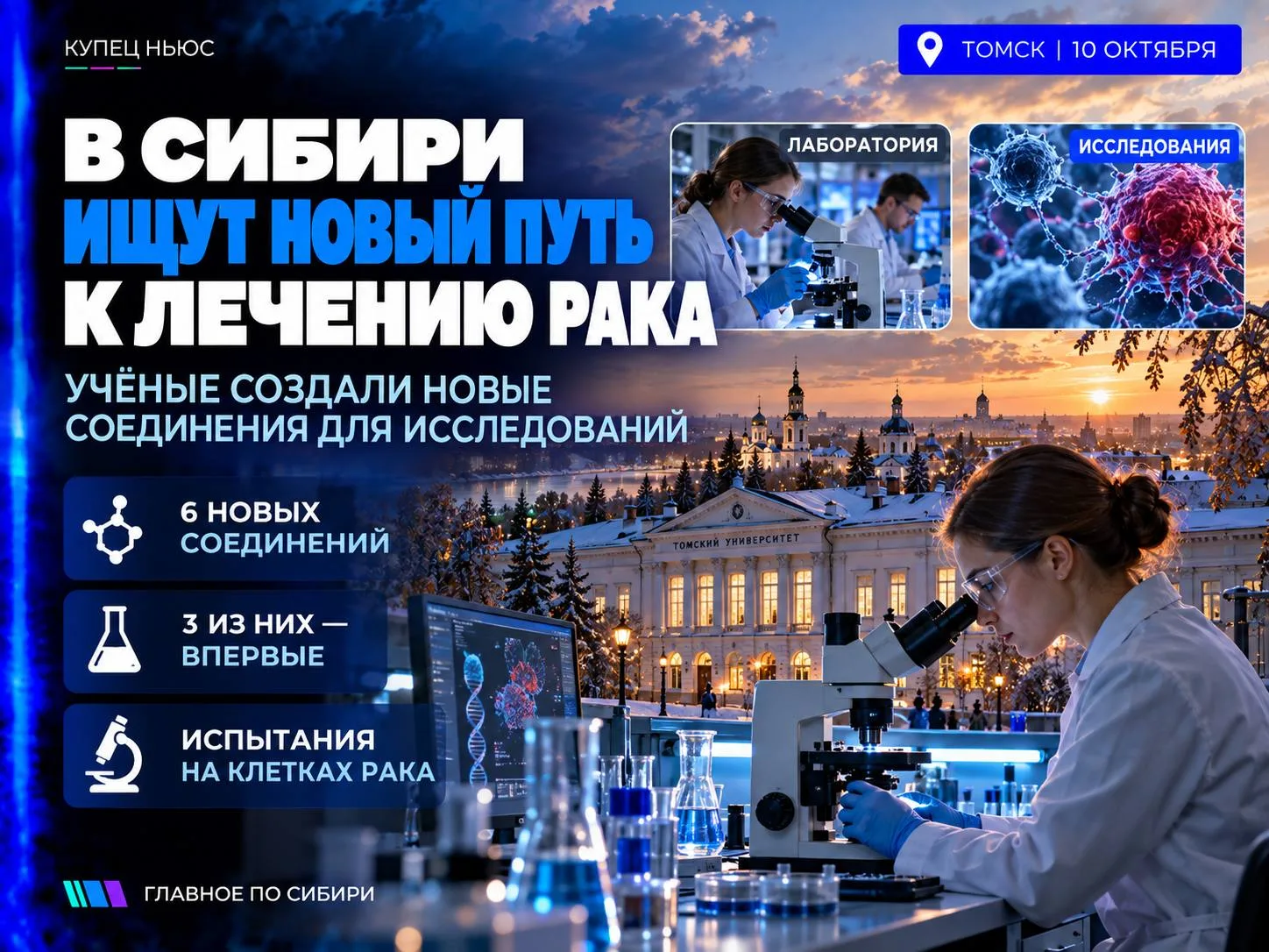 🧬 ТОМСК • НАУКА • МЕДИЦИНА ‼️