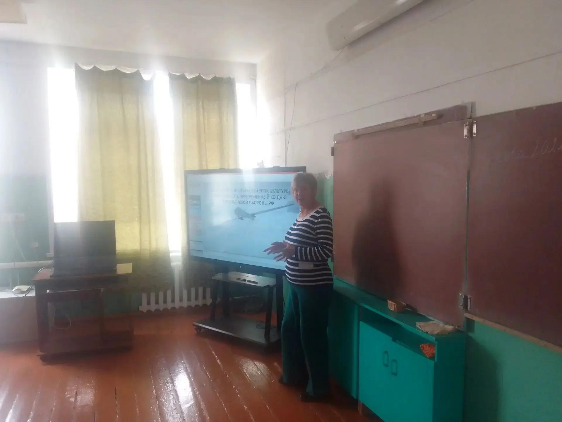 Сегодня в стенах нашей школы прошёл всероссийский открытый урок культуры безопасности!