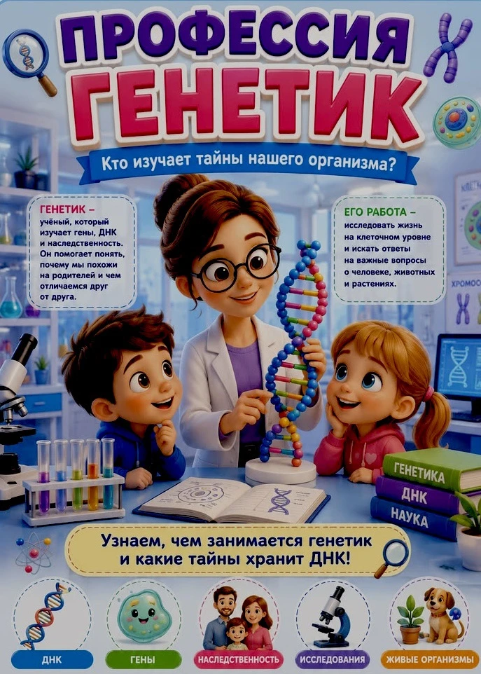🧬 ГЕНЕТИК: ПРОФЕССИЯ, КОТОРАЯ ЧИТАЕТ ИНСТРУКЦИЮ ЧЕЛОВЕКА