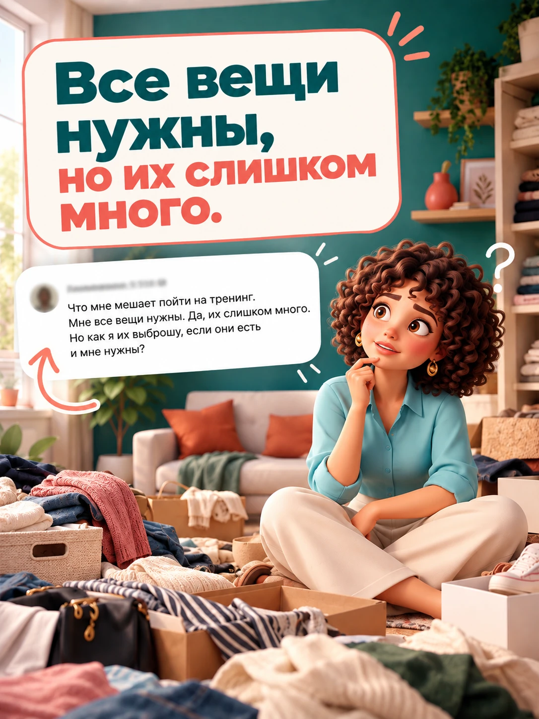 Так подождите! Если вам ВСЕ вещи нужны, почему же их СЛИШКОМ МНОГО? 😁