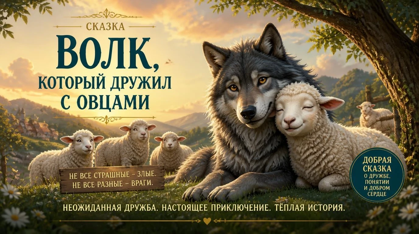Волк, который дружил с овцами: Он один вышел против всей стаи. Потому что за его спиной...