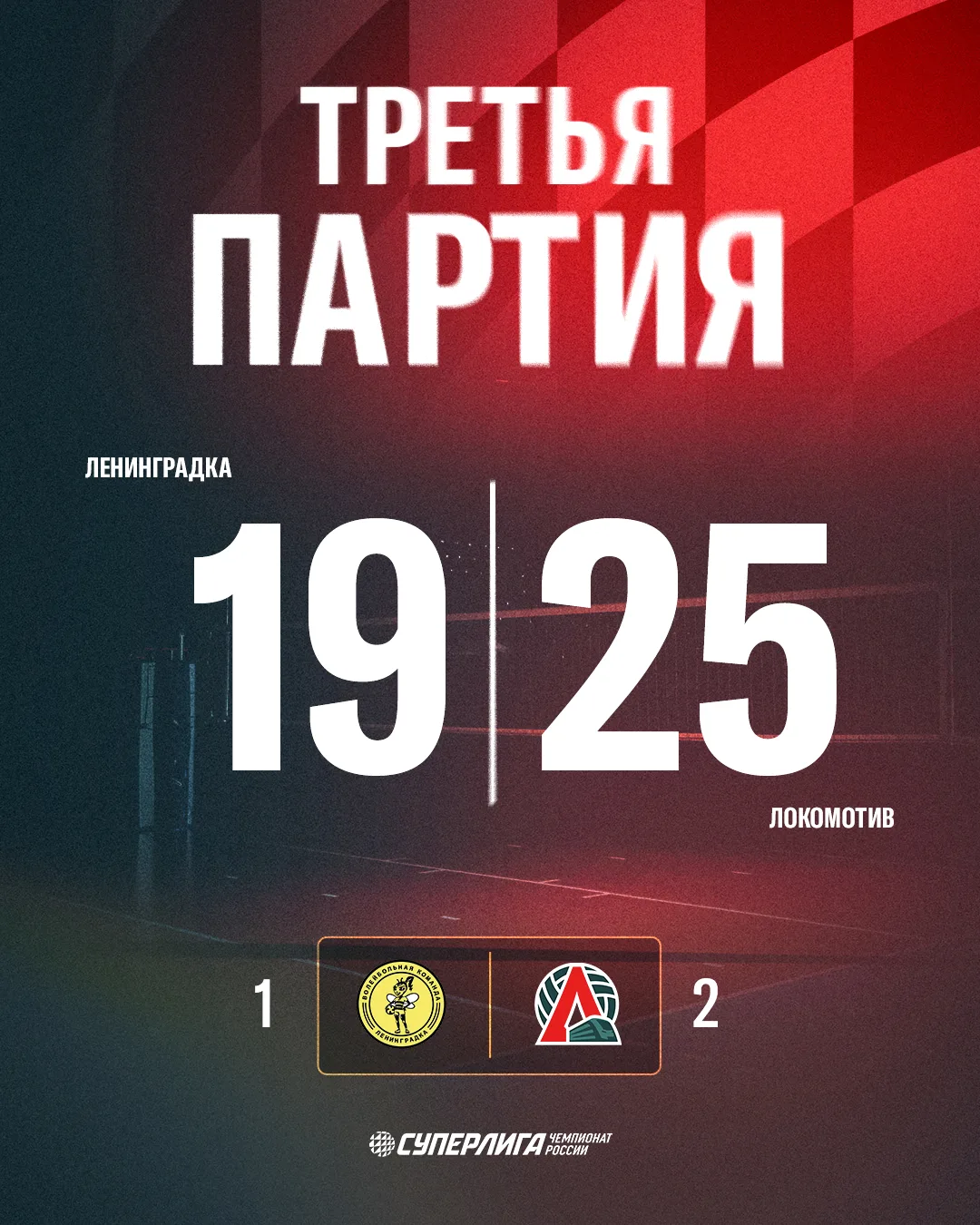 25:19 и 2-1 впереди Локомотив 🚂