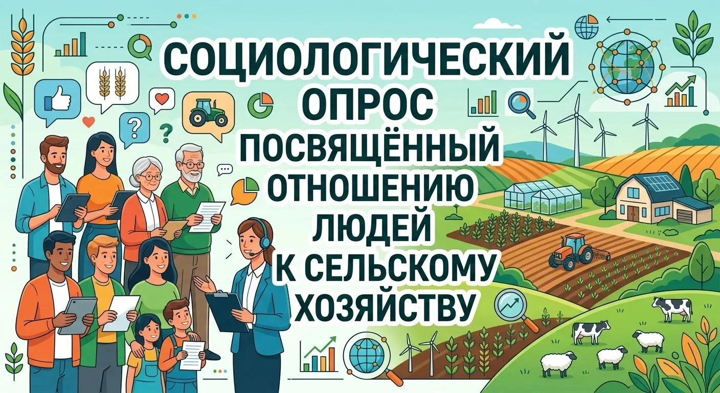📊 Будущее сельского хозяйства формируется уже сегодня — и ваш голос в этом важен!