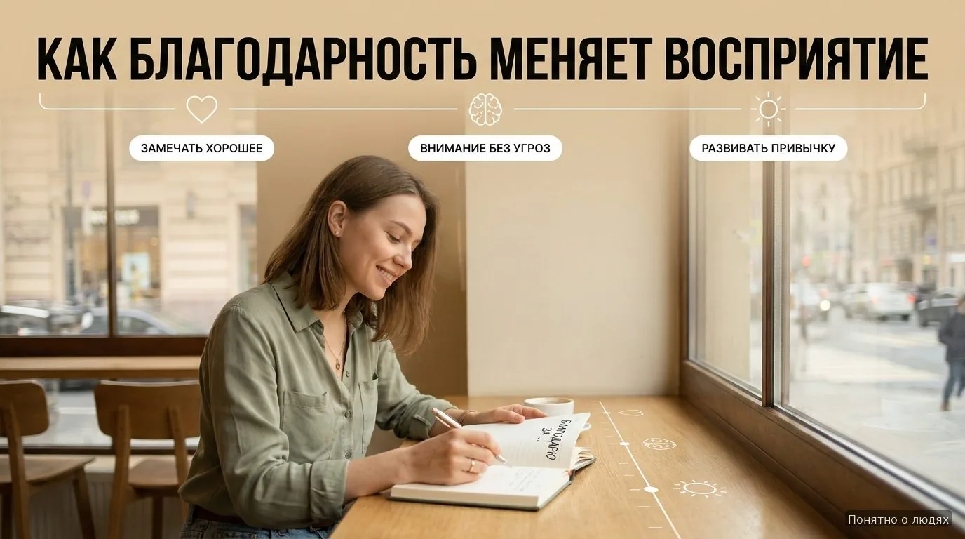 Как благодарность меняет восприятие