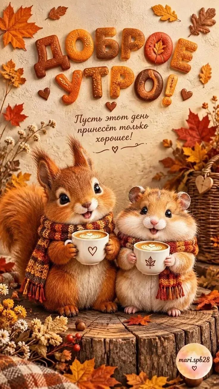 Бодрого пятничного утречка вам, девочки и мальчики😊☕ Позитивного окончания рабочей нед...
