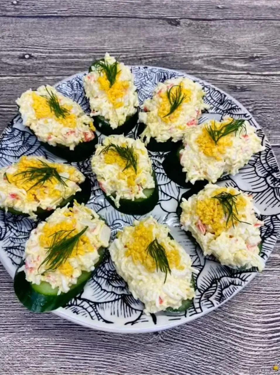 🥒 ПРОСТАЯ ЗАКУСКА С КРАБОВЫМИ ПАЛОЧКАМИ И ОГУРЦАМИ