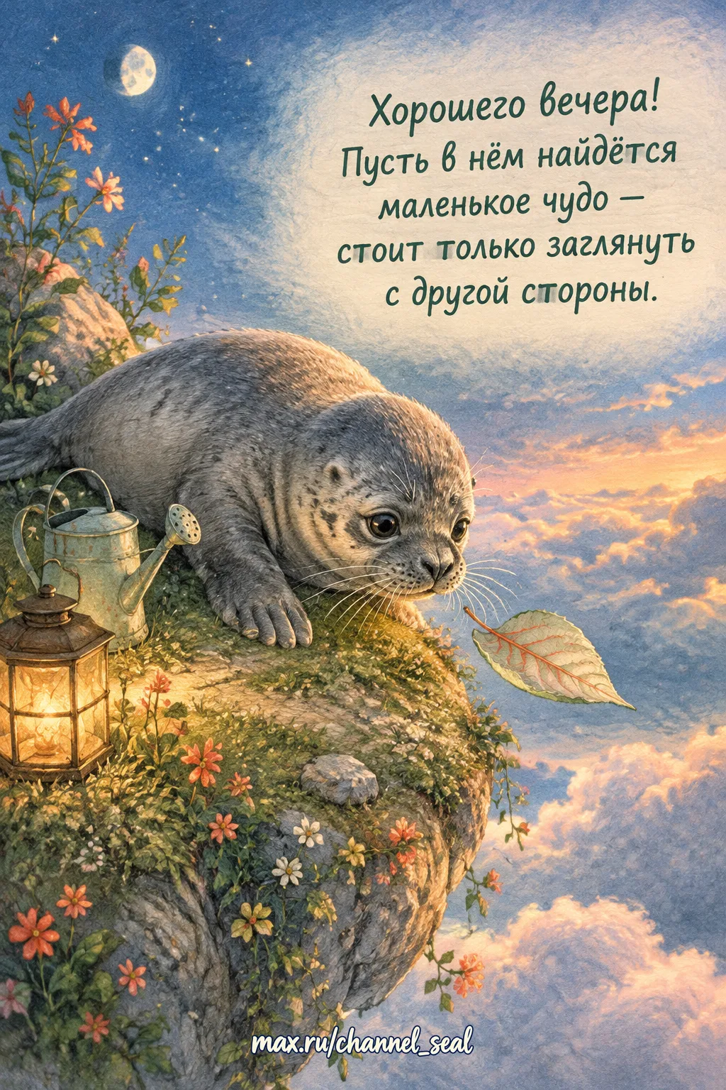 Привет. Сижу тут, на маленькой планете над облаками, рядом забытая лейка — не моя, чест...
