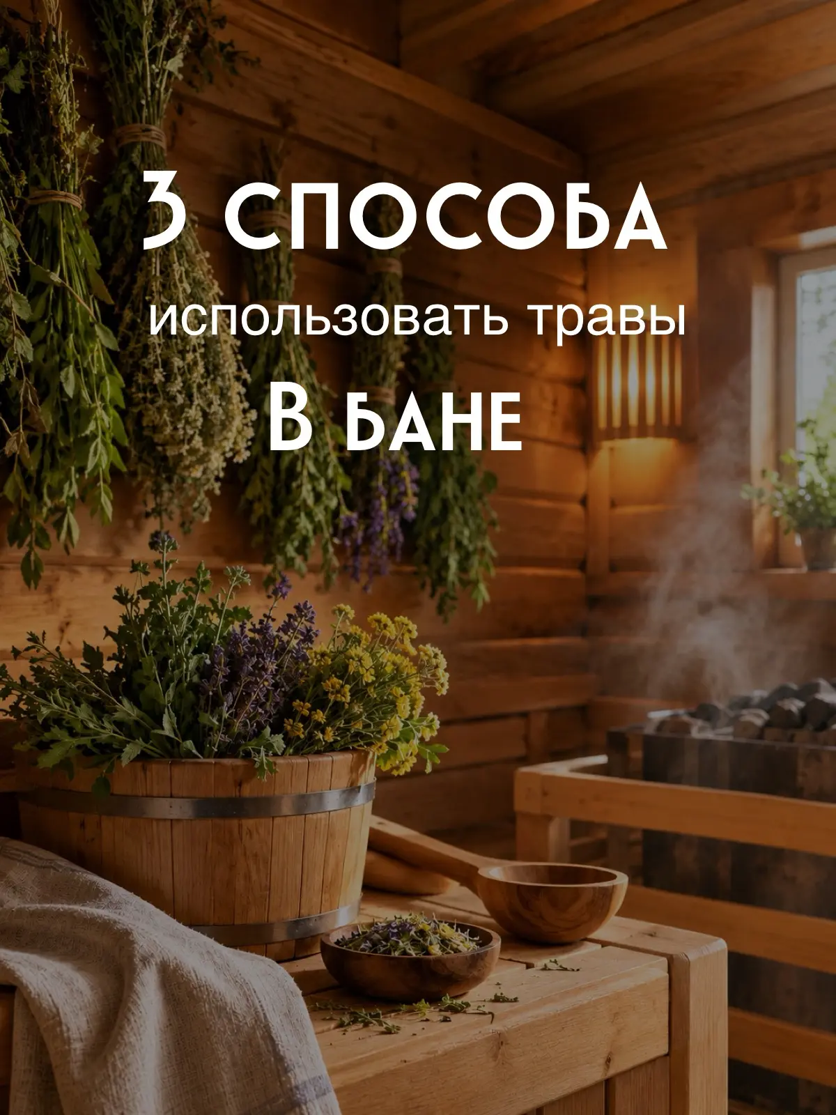 3 способа использовать травы в бане - листай карусель ☝️